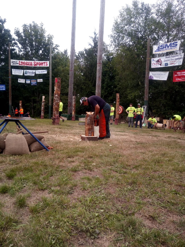 Werner Brohammer bei den Logger's Days in Campbell River, Canada Werner Brohammer bei den Logger's Days in Campbell River, Canada